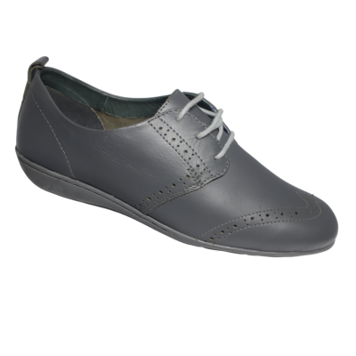 Romulo Casual Cuero Gris Mujer Talla 37 Ref 2228 